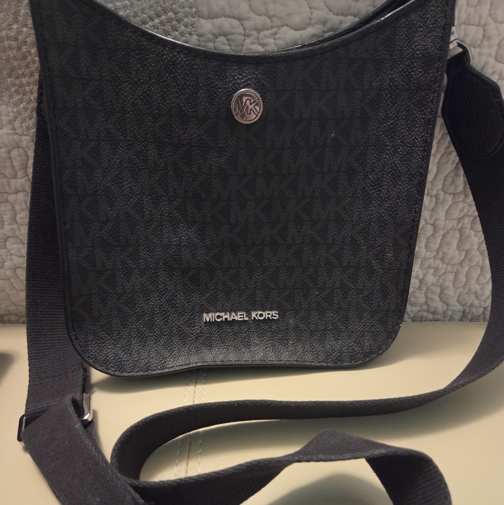 Michael Kors Charcoal Monogram Crossbody